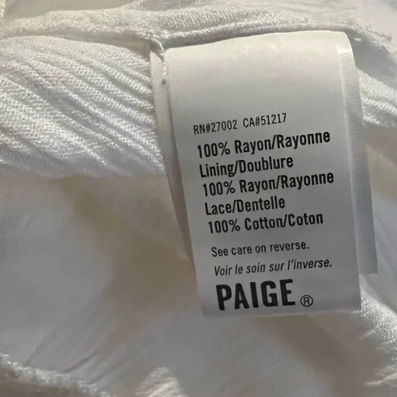 NWOT Paige Odelis Ruffle Dress - Picture 6 of 7